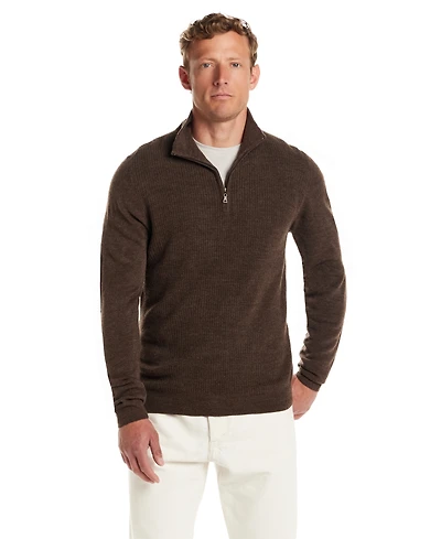 Weatherproof Vintage Men's Textured Quarter-Zip Sweater