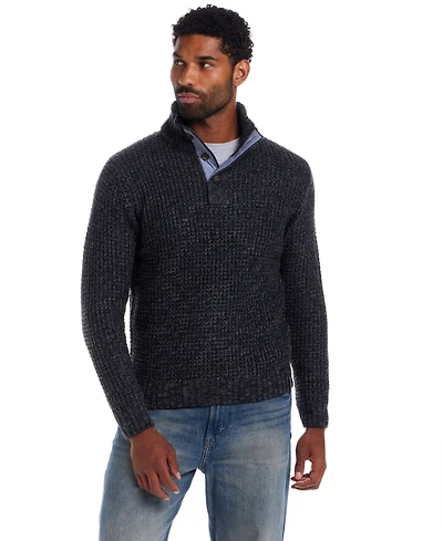 Weatherproof Vintage Men's Textured Mock Neck Sweater