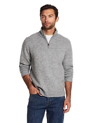 Weatherproof Vintage Men's Quarter Zip Long Sleeve Sweater