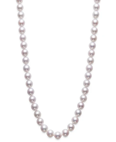 Belle de Mer Cultured Akoya Pearl (8-8.5mm) Necklace in 14k Gold