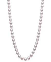 Belle de Mer Cultured Akoya Pearl (8-8.5mm) Necklace in 14k Gold