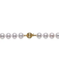 Belle de Mer Cultured Akoya Pearl (8-8.5mm) Necklace in 14k Gold