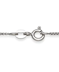 Belle de Mer Cultured Freshwater White Drop Pearl (8-9mm) and Lab Created Sapphire Necklace in Sterling Silver