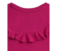 Polo Ralph Lauren Girls 2T-6X Ruffled Long Sleeve Dress