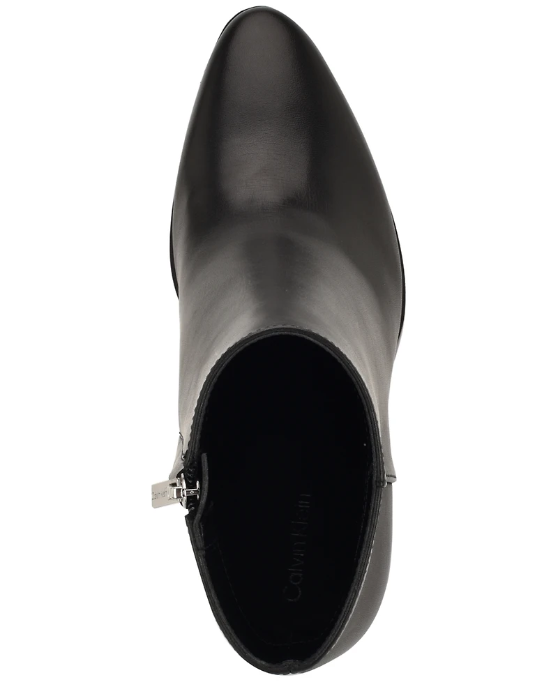 Calvin Klein Women's Dezzi High Block Heel Booties