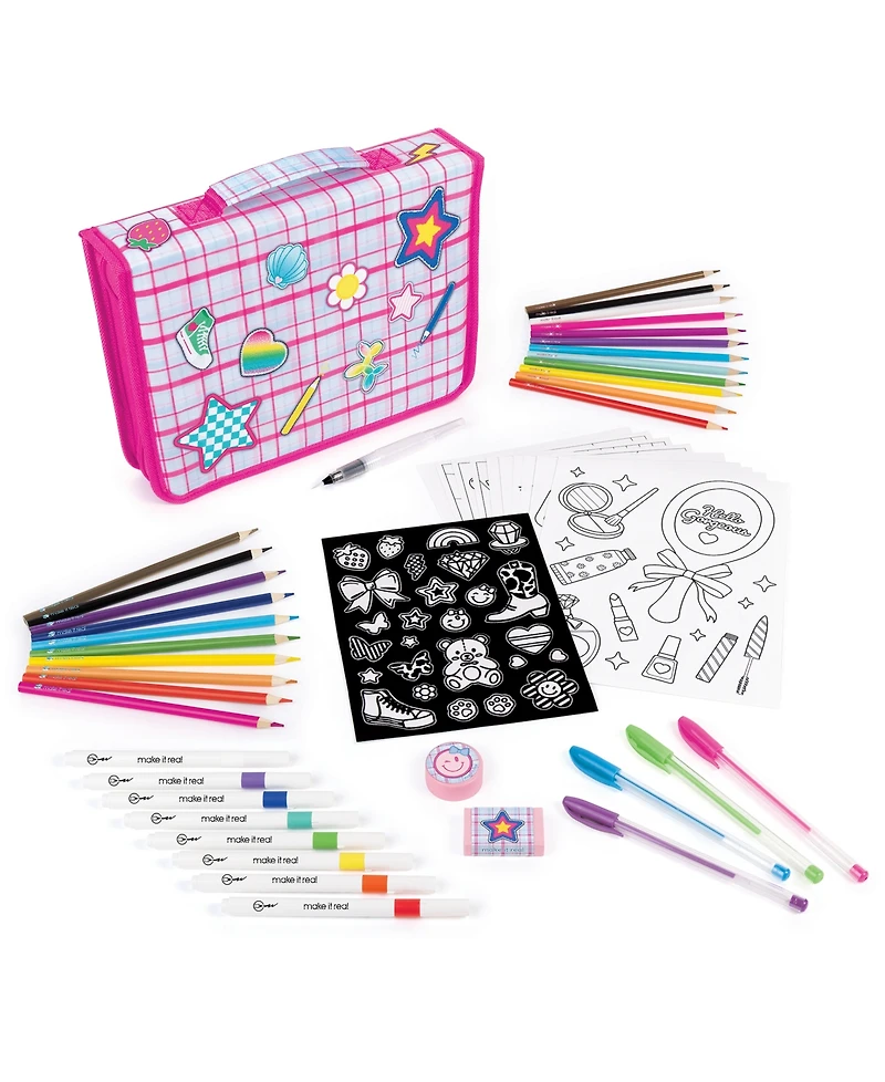 Make It Real Creative Artist Suitcase Art Set