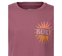 Roxy Girls 7-16 Waves and Rays Boyfriend Crewneck T-Shirt