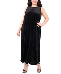 Vince Camuto Plus Sleeveless A-Line Maxi Dress