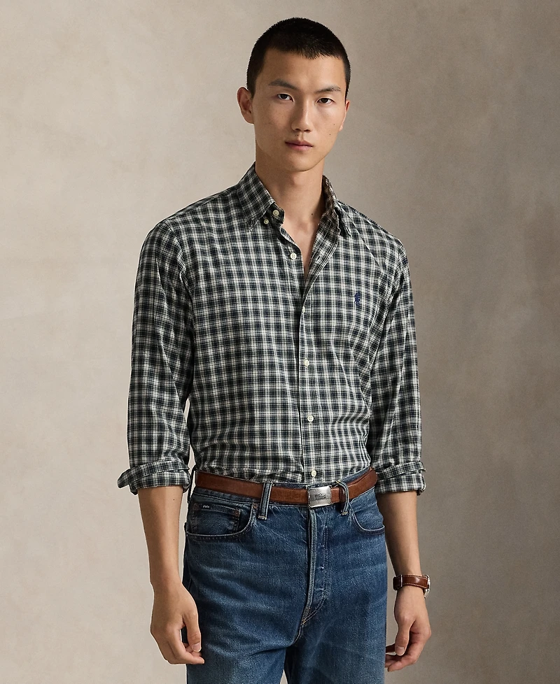 Polo Ralph Lauren Men's Classic-Fit Plaid Twill Shirt