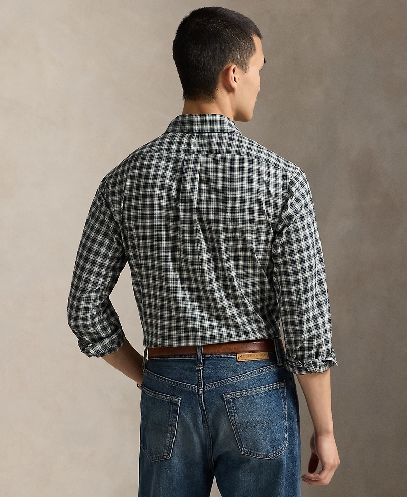 Polo Ralph Lauren Men's Classic-Fit Plaid Twill Shirt
