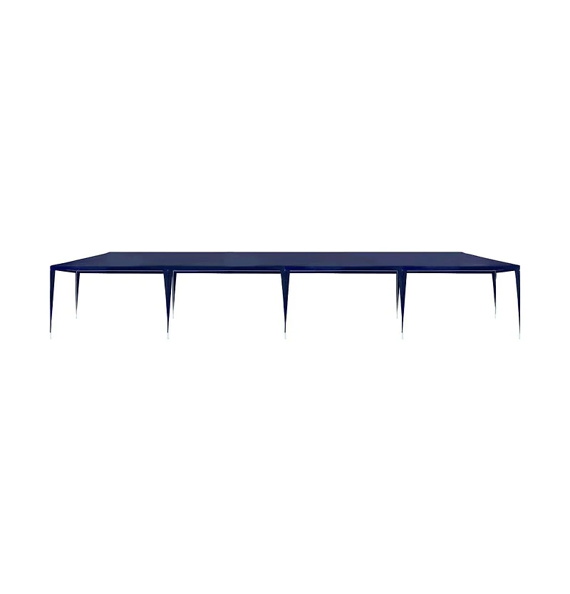 vidaXL Party Tent Blue Polyethylene, Steel Large Uv-resistant