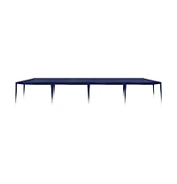 vidaXL Party Tent Blue Polyethylene, Steel Large Uv-resistant
