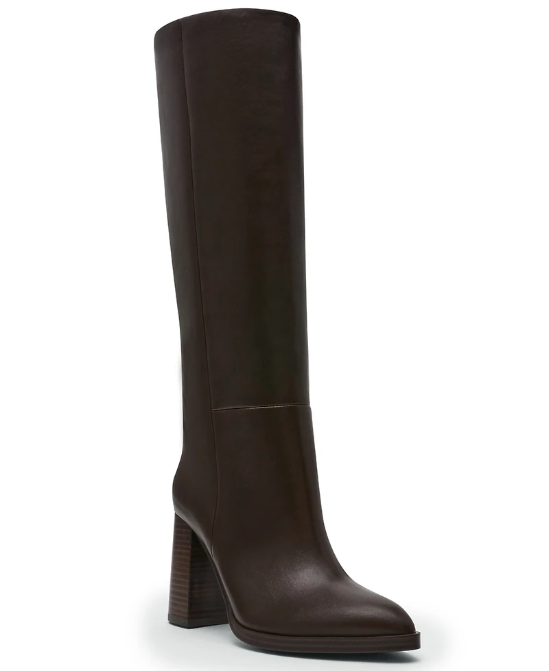 Dv Dolce Vita Women's Bardonny Knee-High Tall Block-Heel Dress Boots