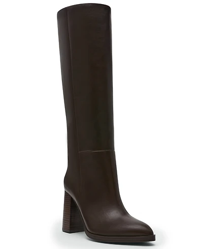 Dv Dolce Vita Women's Bardonny Knee-High Tall Block-Heel Dress Boots