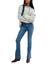 Free People Women's Dani Pattern Oversized Sweater