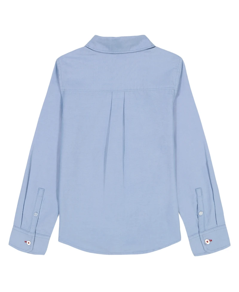 Tommy Hilfiger Girls 7-16 Oxford Button Front Long Sleeve Shirt