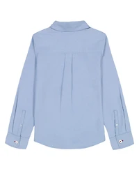 Tommy Hilfiger Girls 7-16 Oxford Button Front Long Sleeve Shirt