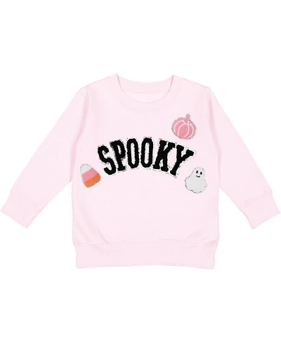 Sweet Wink Baby Girls Spooky Patch Halloween Sweatshirt
