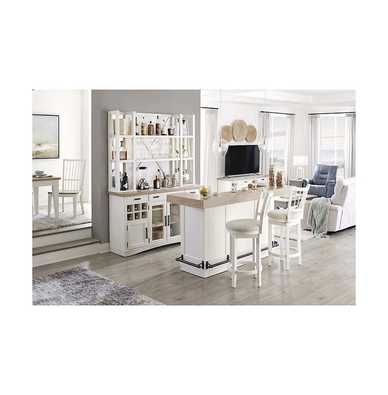 Parker House Furniture Parker House Americana Modern Dining Spindle Back Swivel Barstool