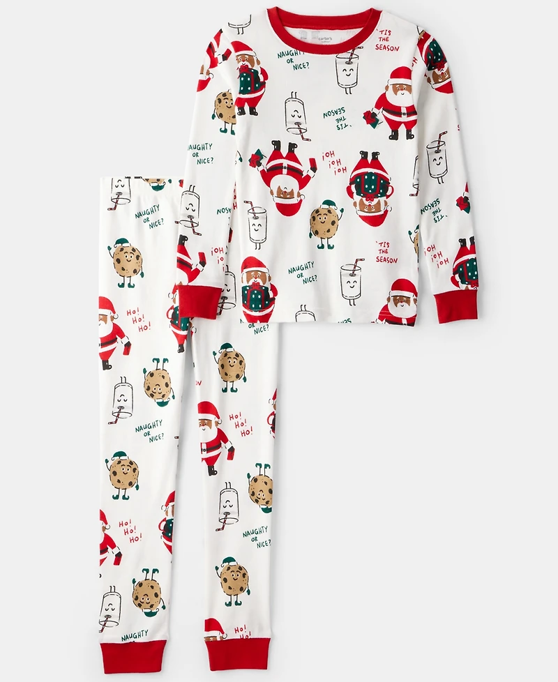 Carter's Boys or Girls 4-12 2-Piece Long-Sleeve Top and Pants Pajama Set
