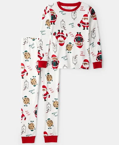 Carter's Boys or Girls 4-12 2-Piece Long-Sleeve Top and Pants Pajama Set
