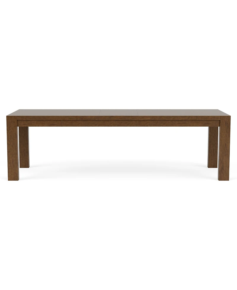 Furniture Davie Cracked Oak and Fabric -Pc. Rectangle Dining Set