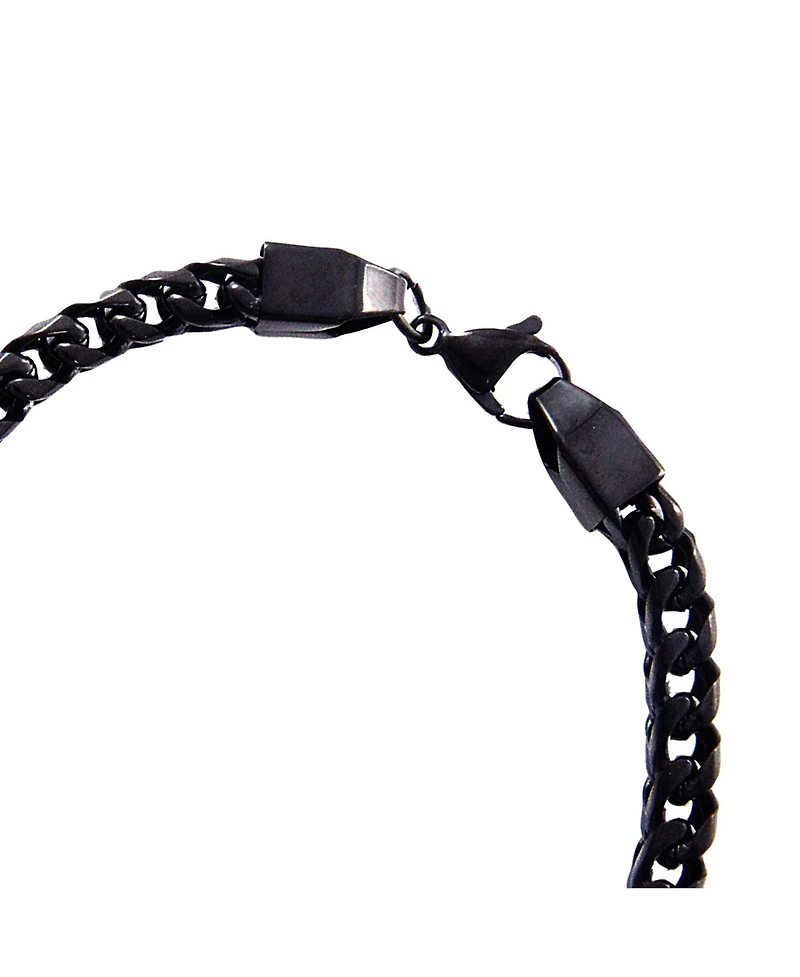 Lucky Brand Black 6MM Spiga Chain Bracelet - 8.75'' Chain