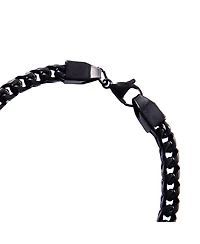 Lucky Brand Black 6MM Spiga Chain Bracelet - 8.75'' Chain