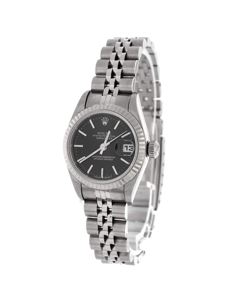 Pre-Owned Rolex Oyster Perpetual Datejust Automatic Watch in Stainless Steel and White Gold 26mm