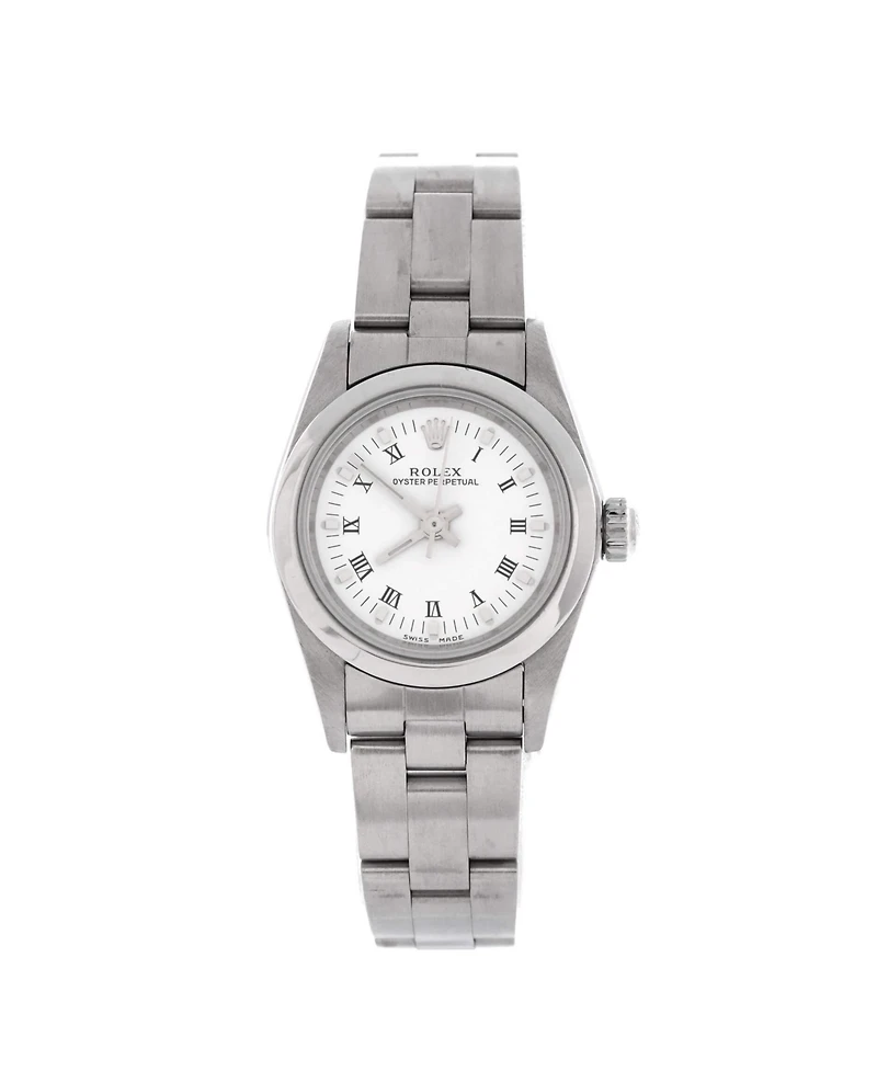 Pre-Owned Rolex Oyster Perpetual Automatic Watch in Stainless Steel 24mm