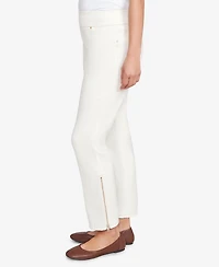Ruby Rd. Petite Zipper Hem Pull-On Pants