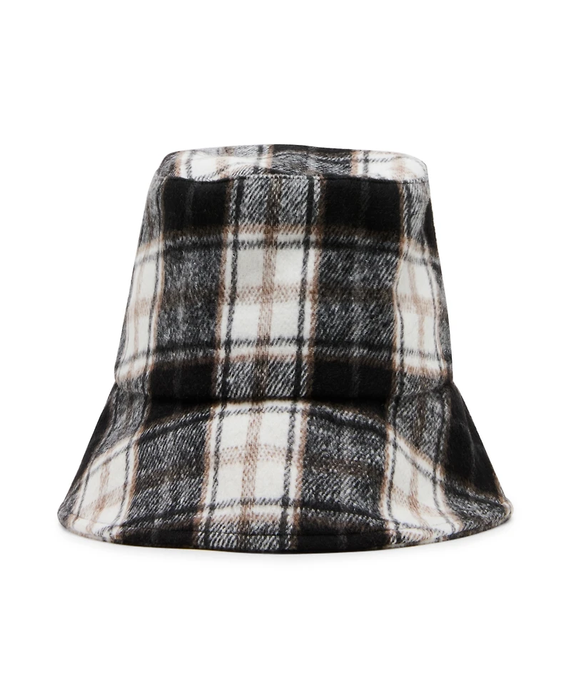 Steve Madden Small Tartan Plaid Bucket Hat