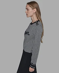 Karl Lagerfeld Paris Petite Amour Long Sleeves Sweater