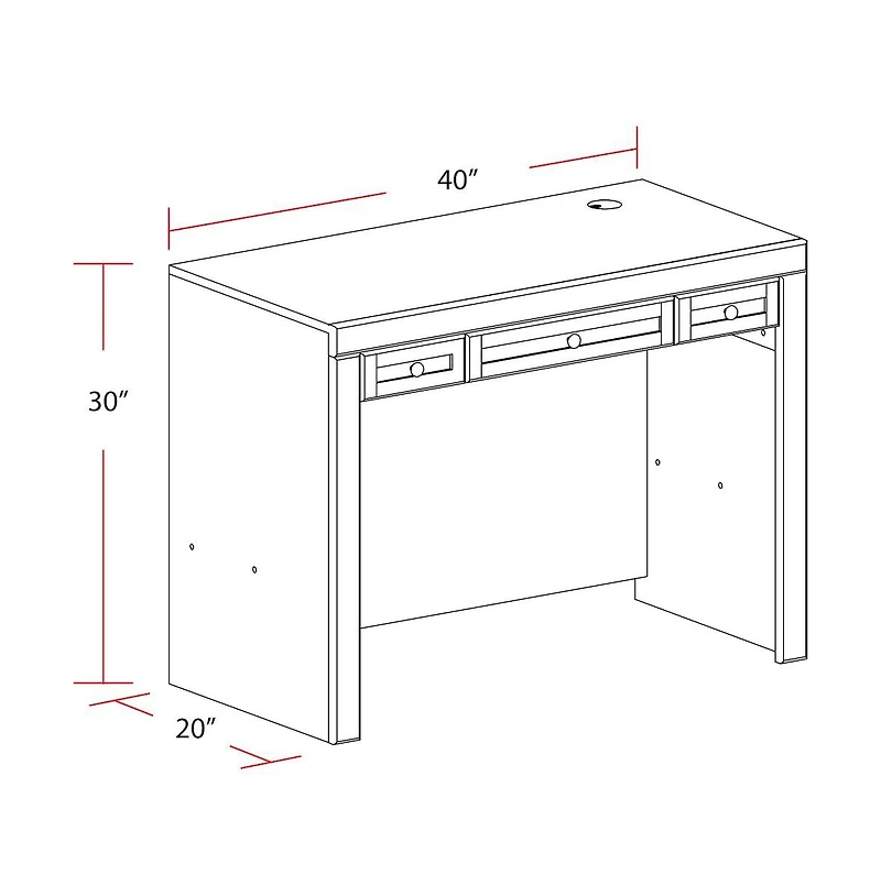 Parker House Furniture Parker House Catalina 40 In. Library Desk