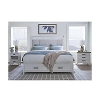 Parker House Furniture Parker House Americana Modern Bedroom 3 Drawer Nightstand with Charging Station