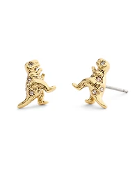 Coach Gold Plated Rexy Stud Earrings
