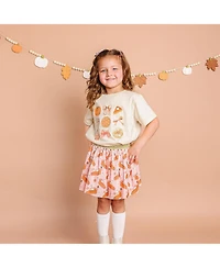 Sweet Wink Toddler Girls Thankful Cutie Thanksgiving Short Sleeve T-Shirt