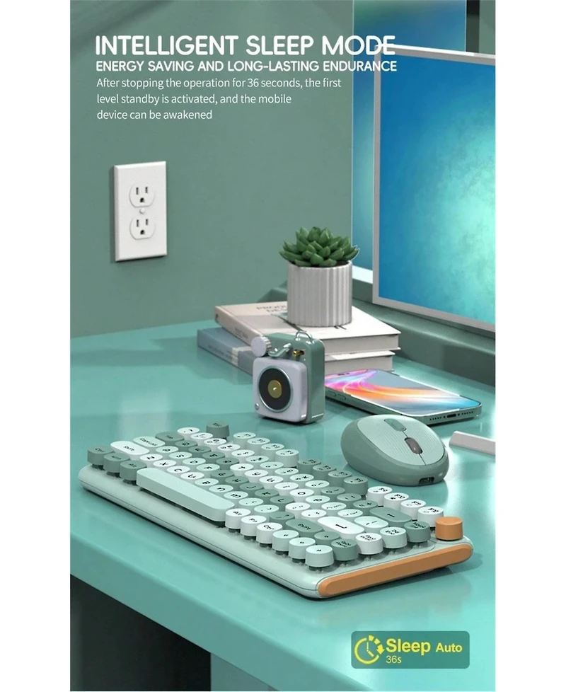 81 Keys Wired Keyboard And Mouse Set