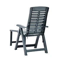 Sunlounger Green Plastic Medium Foldable Sunlounger Other