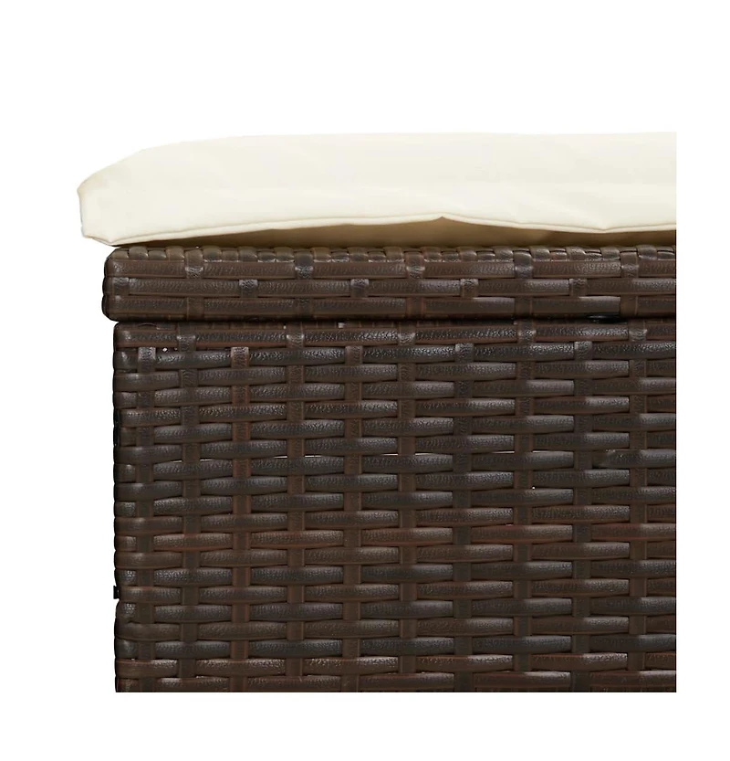 Patio Sunbed Brown
