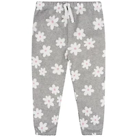 Gerber Baby Girls 2-Piece Fleece Outfit Set Daisies, 0-3 Months
