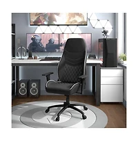 Enitial Star Aguil Faux Leather Adjustable Gaming Chair