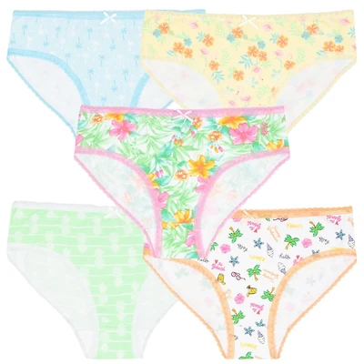 Tommy Bahama Girls Cotton 5 Pack Underwear