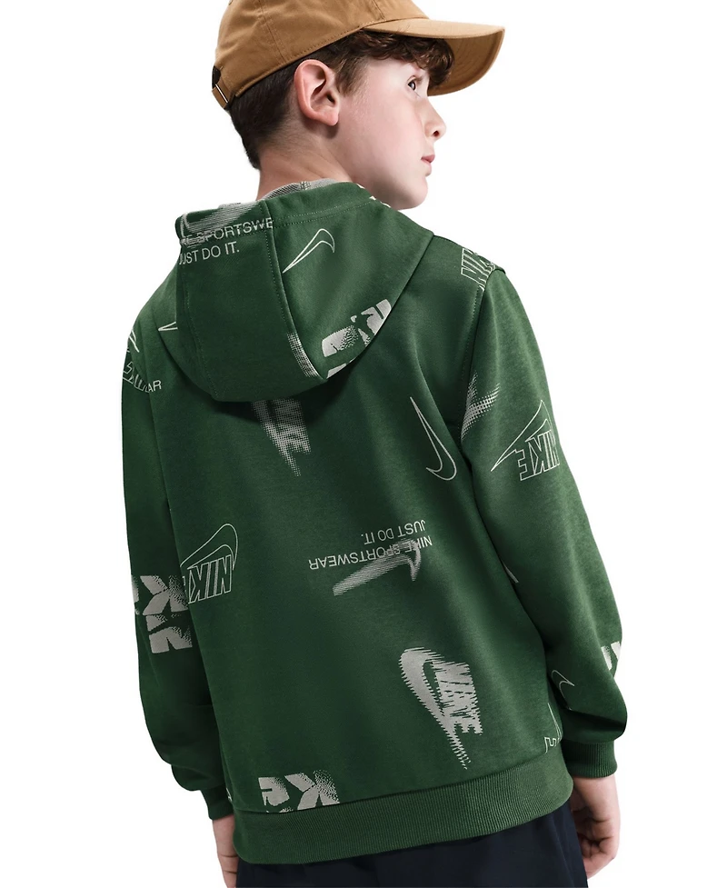 Nike Sportswear Big Kids Club French Terry Hoodie