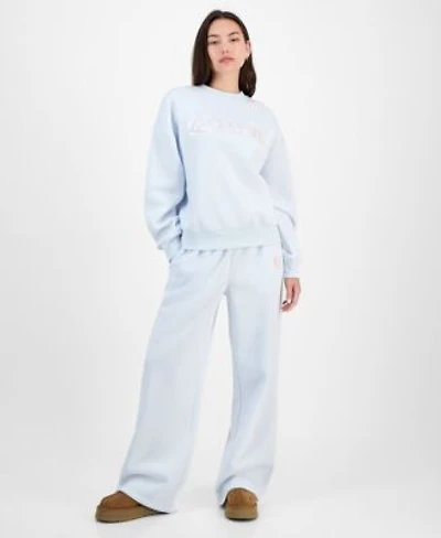 Madden Girl Juniors Sequinned Self Love Sweatshirt Heart Sweatpants