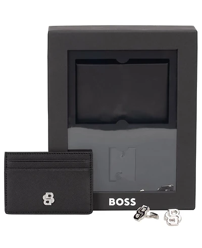 Hugo Boss Men's 2-Pc. Cardholder and Cufflink Gift Set