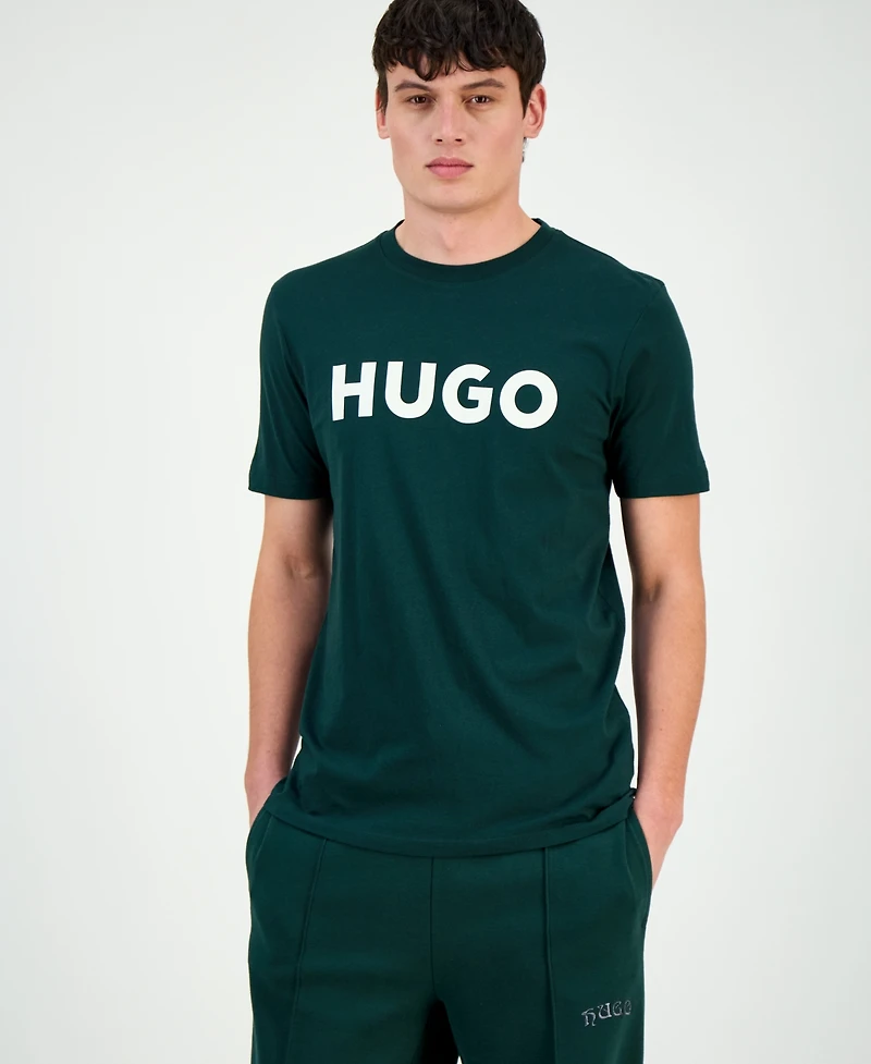 Hugo Boss Men's Dulivio Short-Sleeve Crewneck Logo T-Shirt