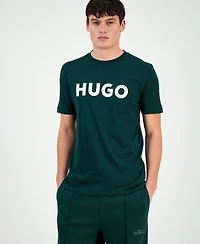 Hugo Boss Men's Dulivio Short-Sleeve Crewneck Logo T-Shirt