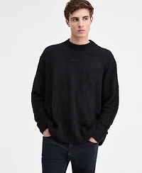 Hugo Boss Men's Sanou Logo Crewneck Long-Sleeve Sweater