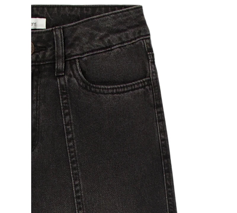 Calvin Klein Girls 7-16 Seamed Wide-Leg Denim Jeans